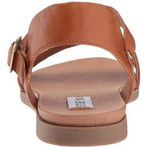 Steve Madden Dina Sandal Tan Leather 4 M