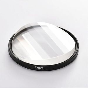 Camera Filter Fotografie Voorgrond Onscherpte Film Fotografie Props 77/82mm Glas Lineaire Filter Camera Accessoires Prisma FX Filte(Size:With 55mm Adpater)
