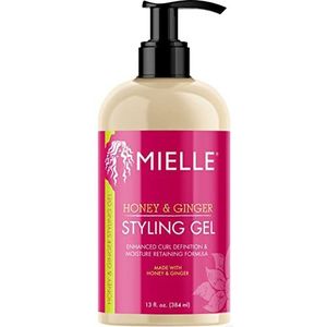 Mielle Organics Honing en Gember Styling Gel 13oz, Wit, 384 ml (Pak van 1)