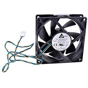 QUR0912VH 9CM 12V 0.60A 4lines pwm large air volume computer CPU radiator fan
