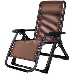 Ligstoel Zonneligstoel Ligstoelen Anti-zwaartekracht klapstoel, opklapbare fauteuil lounge fauteuil voor buiten achtertuin strand zwembad gazon Ligstoel Opvouwbaar Tuinligstoel (Color : C)