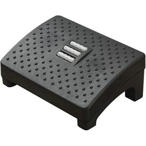 Draagbare Home Voeten Kruk Stoel Onder Bureau Voetsteun Met Rollen Voetsteun Onder Bureau Voetkrukken voor Bank (zwart)