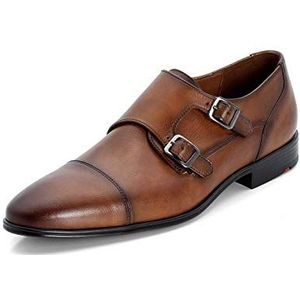 LLOYD Heren Slipper Milaan, Heren Zakelijke Schoenen, Losse Inlegging, Normale Wijde, cognac, 45 EU