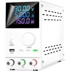 Tafelvoeding van laboratoriumkwaliteit, Laboratorium DC Voeding Verstelbare Unit 30V 10A 5A 60V 3A Spanningsstabilisator Regulator USB Switching Power bron Eenvoudig in te stellen en te gebruiken(SPPS