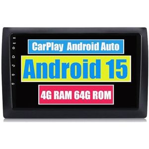 RoverOne Auto Stereo CarPlay Hoofd Unit voor Fiat Stilo 2002-2010 Android Auto Touchscreen Sat Navi Bluetooth WiFi Radio Speler