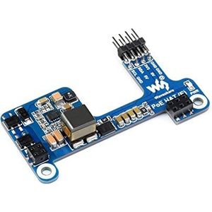 Power Over Ethernet POE HAT for Raspberry Pi 4B/3B+, IEEE 802.3af-compliant, Mini POE HAT Support Connecting Cooling Fan, Compatible with the Raspberry Pi Official Case