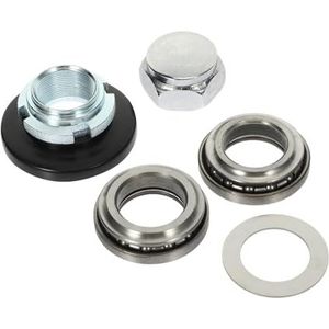 Kogellagers, 1 set motorfiets stuurpenlager stuurlagerring stuurlager zilver staal