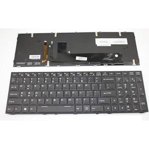 Laptoptoetsenbord met RGB-achtergrondverlichting voor Hasee Clevo P650s MP-13H83USJ430C P651SE/SG P650SA P670 P655 P671