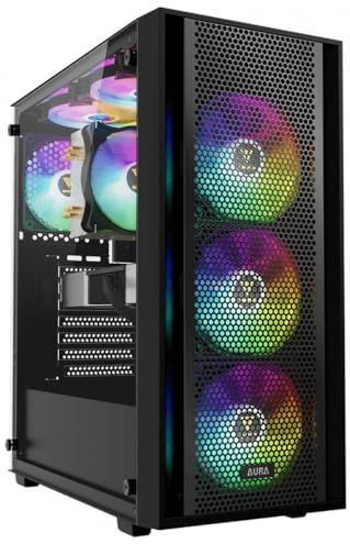 Gamdias - Aura GC2 Elite - Gaming Miditower - Zwart - Gehard Glas