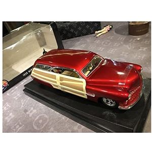 Miniatuur auto Voor Hot Wheels 1950 MERC Woodie Houtnerf Chevrolet Corvette 1 18 Car Model Collection: