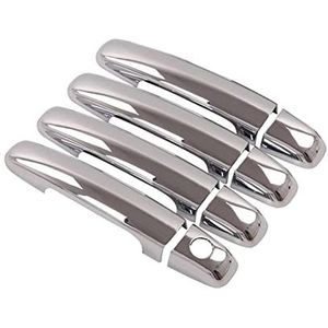 NZBZTMLCYK Auto ABS Chrome Exterieur Deurklink Cover Trim Sticker Fit for Suzuki SX4 Fit for S-CROSS Swift 2005-2010 Fit for Grand Vitara 2005-2012 Buitendeurgreep van de auto