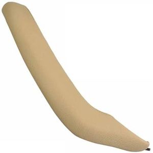 Deurgrepen binne Binnenhandgreep lederen bekleding voor BMW F25 F26 X3 X4 deur armsteun paneel Holster vervangen beige zwarte steun Deurgreepset(Right Beige)