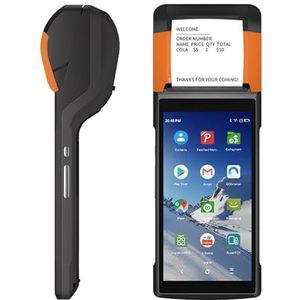 Sunmi V2 Android 7.1 Draagbaar mobiel geldterminalsysteem 4G met 58 mm thermische printer Android PDA-luidspreker Thermische printer 4G WiFi-camerascanner 1D / 2D-simkaart