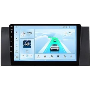 Android 14 Autoradio Stereo voor B-MW X5 E39 (1999-2006) 9 Inch Touchscreen Multimedia Speler met Draadloze Carplay 2 Din GPS Navigatie FM RDS Bluetooth 5G-WiFi SWC DSP,M100s