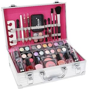 LOVE URBAN BEAUTY - Essentials - Make-upset - Zilver - 64-delige Veganistische Make-upset voor Tieners
