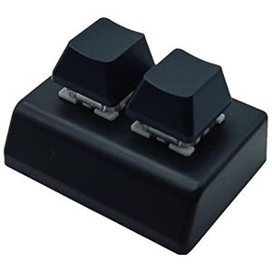 Tityvirnix 2-sleutel Mechanische Gokkoetsenbord Hete Swap Programmering Zwarte Rode