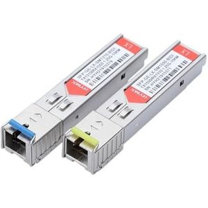 Optische module Gigabit enige wijze enige kern SFP 1.25G 10KM vezelmodule 5/20/40/80km 1310/1550nm-LC poort (SC 1.25G 13101550 10km paar)