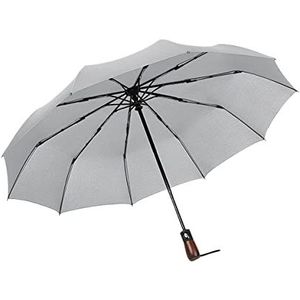 Paraplu Stormparaplu Paraplu Compacte Opvouwbare Paraplu's Voor Mannen En Vrouwen, Draagbare Automatische Open En Dichte Reisparaplu Waterdichte Paraplu(Color:Grey)