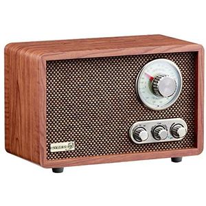 Cyberlux - Retro muzieksysteem - Bruin - Houten Radio met Bluetooth en USB