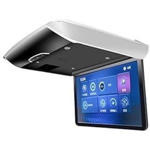 Automatische opvouwbare automonitor 17,3 inch IPS-scherm Elektrisch opvouwbare auto-videospeler Plafond-tv Dakmontage Display USB FM Achterbankmonitor(15.6 inch Gray)