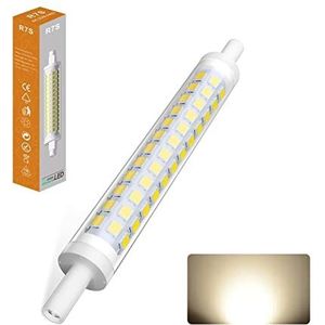 R7S LED 118mm lamp, dimbaar, 900LM, 9W LED Equivalente R7S 118mm 70W halogeen lampen, constante stroom IC heeft lamp geen strobe, AC100-230V (Color : Bianco naturale, Size : 118MM 1pcs)