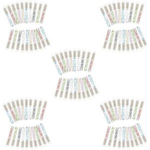 5 set 20 Stuks Wimper Shampoo Borstels Cosmetische Lash Cleaner Peel Off Remover Tool multi kleuren Mixen, 7 kleur + Goud