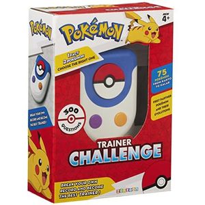 Pokemon 1122125 Trainer Challenge Game. Leuke weetjes. Meer dan 300 vragen, 75 POKÉMON van Kanto tot GALAR, ideale verjaardag 4+ jaar, meerkleurig, 8 x 11 x 3,5 cm
