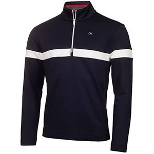 Calvin Klein Heren schaal Insul-Lite golftrui 1/2 rits - Marine - XL