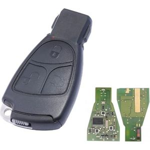 Afstandsbediening sleutelkaart autosleutel FCC ID: IYZ 3312 Smart Remote Key NEC Chip 433MHz voor Mercedes Benz W169 W202 W203 W208 W210 W245 3 toetsen Fob