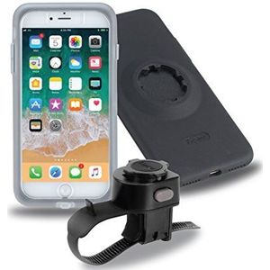 Tigra Sport Fitclic MountCase 2 Bike Kit Smartphone hoes en fietshouder in set voor Apple iPhone 7 - zwart
