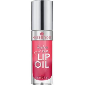 essence hydra kiss LIP OIL, lipgloss, nr. 03, rood, hydraterend, verzorgend, met oliën, glanzend, veganistisch, zonder parabenen, zonder microplasticdeeltjes, nanodeeltjes vrij, 3 stuks (3 x 4 ml)