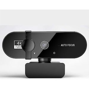Web Camera, Webcam for Pc Web Camera Mini Web Cam Met Microfoon Usb Webcan Autofocus 4K 2K 1080P full Hd Streamen Camera for Computer Laptop (Color : 4K, Size : 1)