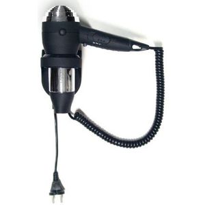 LAVACUR® Hotelföhn met wandhouder - hotelföhn - föhn, veiligheidsknopschakelaar push hotelhaardroger 8030