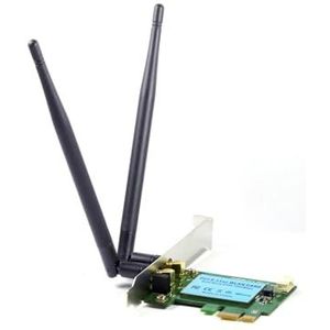 Prevo 1200mbps AC1200 PCI-Express Dual Band Wireless AC Adapter with Detachable Antennas and Additional Low Profile Bracket