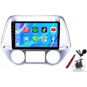 Android 14 Autoradio Sat Navi voor H-yundai I20 (2012-2014) 9 Inch Touchscreen Multimedia Speler met Draadloze Carplay GPS Navigatie FM RDS Bluetooth 5G-WiFi SWC DSP,M100s