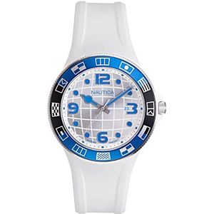 Nautica Men's Lummus Beach NAPLBS903 White Silicone Quartz Fashion Watch