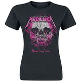 Metallica T Shirt Wherever I May Roam Band Logo Officieel Vrouwen Skinny Fit