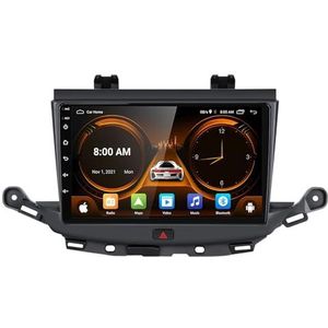 Android 14.0 2 Din Autoradio 9"" Touchscreen Auto Stereo voor Opel Astra K 2015-2020-[Ingebouwd CarPlay/Android auto/DSP/GPS]-Support MIC/Stuurbediening/Bluetooth 5.0(A,P5 4G+WIFI 8Core 8G+128G)