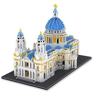 SGBL Architecture St.Paul's Cathedraal Micro Bouwstenen (7053 stuks) Collectie Model Puzzel DIY Speelgoed voor volwassenen en tieners
