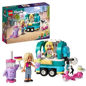 LEGO Friends Mobiele bubbelthee stand Speelgoed Set met Voertuig en Speelgoedscooter - 41733