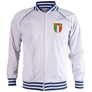 Sport FC Italy Italian National Football Retro Track Men Top Jacket Zipped Jumper
