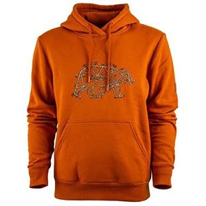 FORSBERG Hoodie Lövson, roestrood/bruin, L