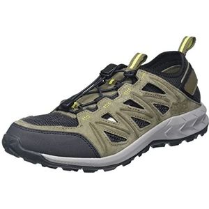 Jack Wolfskin Heren WOODLAND 2 HYBRID LOW M , khaki / lime, 45 EU