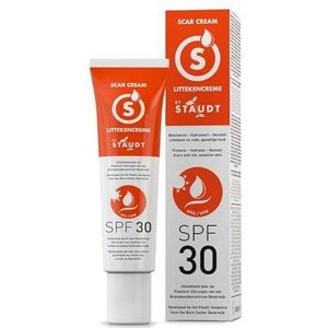 Staudt - Premium Littekencrème - 40ml - Geavanceerde Siliconen Littekencrème met SPF30 Zonnebescherming
