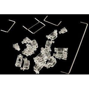 Cherry Style OEM Clear PCB-gemonteerde PCB-stabilisatoren Satellietas 7u 6.25u 2u Voor MX Schakelaars Mechanische Toetsenbord Grote Keycaps (625u 60 87 Set)