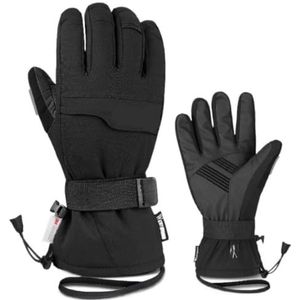 Sporthandschoenen Handschoen Winter Super Warm 3M Thinsulate Sneeuwscooter Touchscreen Motorrijden Mountainbike (Color : Black, Size : XXL)