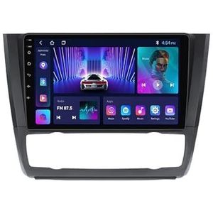 Android 12 Dubbele Din Autoradio Voor BMW 1 Series 2008-2012 9 Inch Touchscreen Draadloze CarPlay Android Auto Met GPS Navigatie SWC DAB RDS Achteruitrijcamera + Spiegellink (Color : A, Size : M100S
