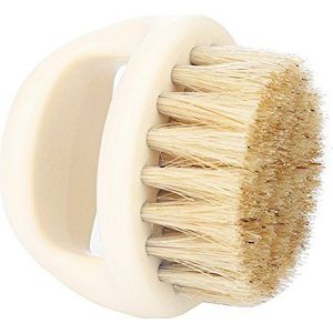 Sonew Baardborstel van wilde zwijnenharen, mannen grooming trimmen borstel met handvat voor de dagelijkse verzorging snor shaping reiniging scheergereedschap (03#)