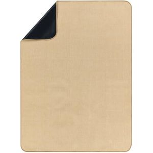 Paco Home Picknickdeken Outdoor Waterdicht - Opvouwbaar & Lichtgewicht, Kleur:Beige, Maat:200x300cm