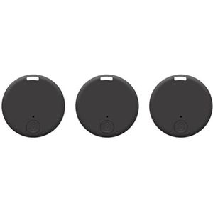 TOTMOX 4 stuks Smart Tracker Sleutelvinder Bluetooth Draadloze Anti Verlies Alarm Sensor Afstandsbediening Zoekapparaat voor Kinderen Locatie Telefoon Sleutels Bagage Item Finder, Zwart